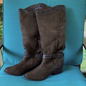 Not Rated Brown Long Boots